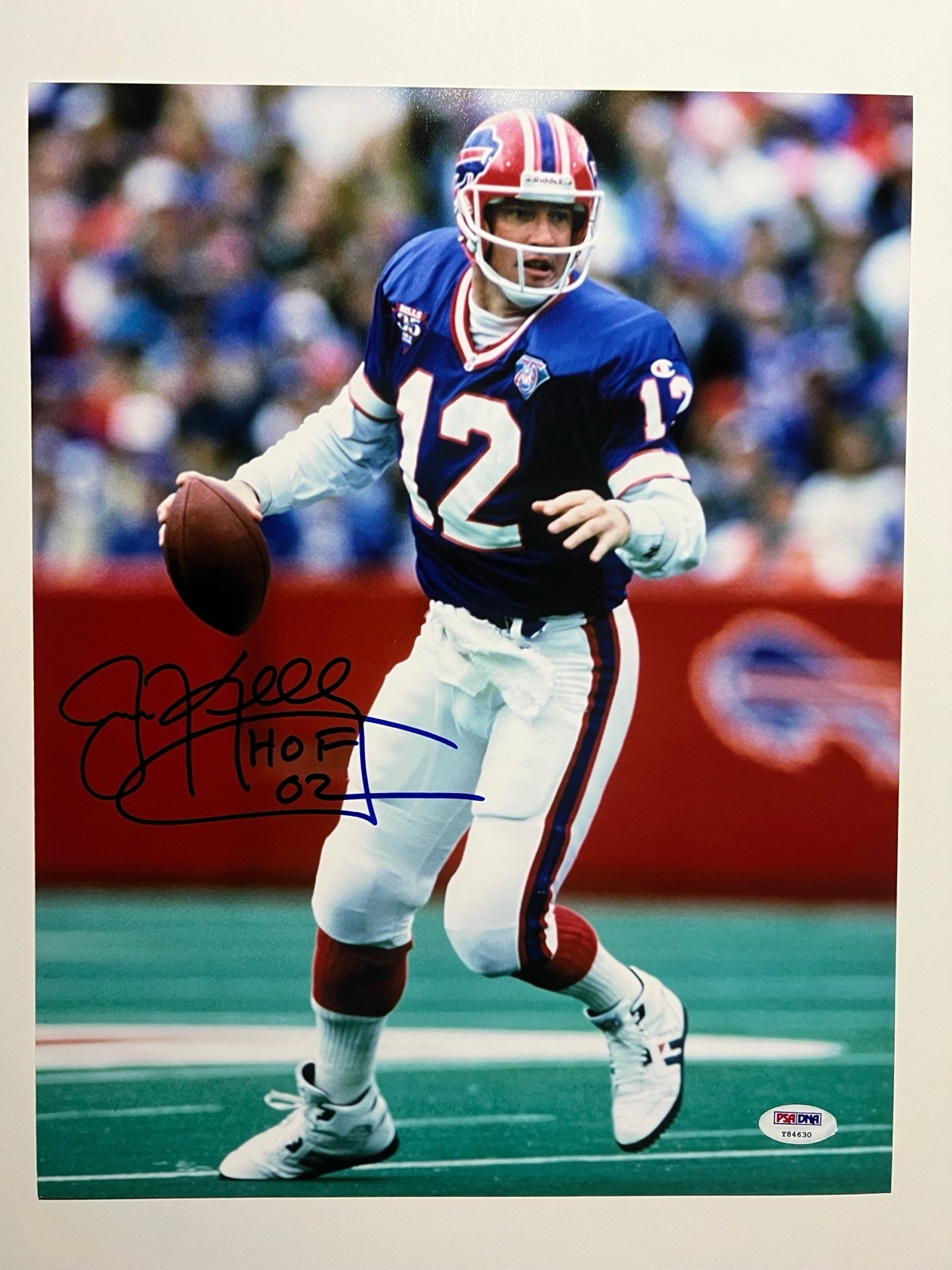 Jim Kelly Autographed Signed Buffalo Bills 11x14 photo PSA Authenticated 