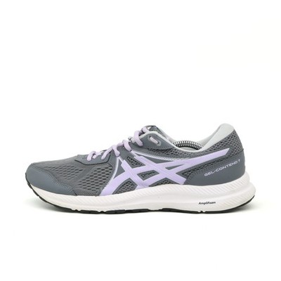 ASICS Damen Gel-Contend 7 Schuhe Grau/Flieder Mesh Low-Top Laufschuh EU 43,5