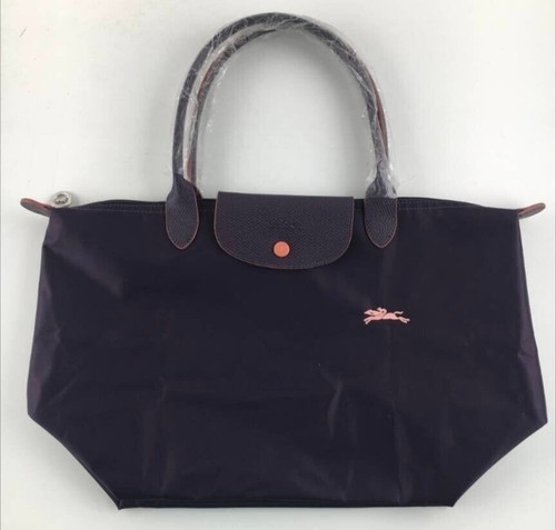 LONGCHAMP 70th Model Le Pliage Club L Tote Bag Blueberry - Recycled Canvas Neu - Bild 6 von 9