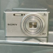 Silver Sony Cyber-Shot DSC-W830 20.1MP 8x Optical Zoom Digital Camera English