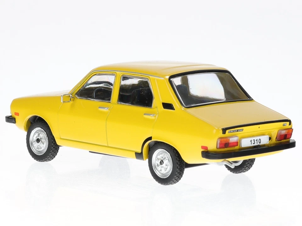 Dacia 1310 = Renault 12 1985 yellow diecast model car in acrylic show case Hache - Image 3 of 4