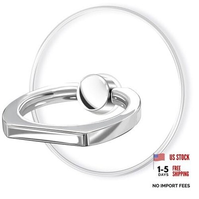 Clear Cell Phone Grips Holder, Transparent Finger Ring Kickstand for 1