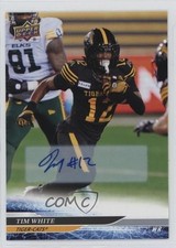 2025 Upper Deck CFL Auto Tim White #8 Auto 1lm9