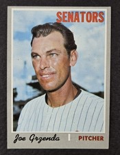 1970 Topps High # Card Joe Grzenda #691, Washington Senators- READ