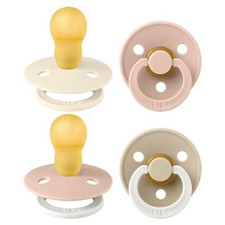 BIBS Colour Soother 4-Pack BPA Free 1 Count Pack of 4 , Blush Glow Mix