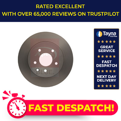 2x Brake Discs Pair Vented fits NISSAN X-TRAIL T30, T31 2.0 Rear 01 to 13 292mm