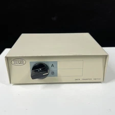 JDA Manual Data Transfer Switch Box 2-Position 2-Port A/B - Tested