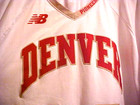 NEW SEWN AUTHENTIC DU Denver University Pioneers LAX Lacrosse Team Jersey, Large — photo 4