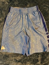 Boys youth nike large shorts blue