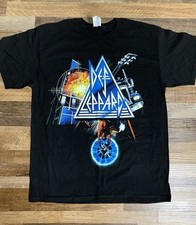 Def Leppard Collaboration Of Their Best Albums Vtg Rock Band Concert T Shirt L