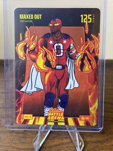Bo Jackson Battle Arena Maxed Out Fire Grillin Battlefoil