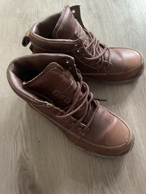 Vintage LL Bean Silvato Soles Work Boots Vibram Mens Size 9.5M Moc Toe