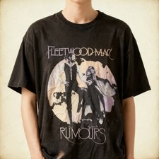 Vintage Fleetwood Mac Rumours Unisex Tee Music Rock Band Shirt Retro Music Shirt