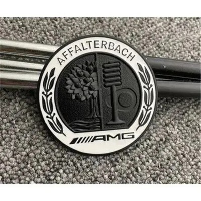 57/65mm 3D Metal Car Emblem Body Sticker for Mercedes Benz AMG E C G M R S Class