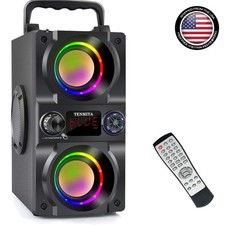 Multi-functional 40W Bluetooth Speaker with Remote  Colorful Flashing Lights