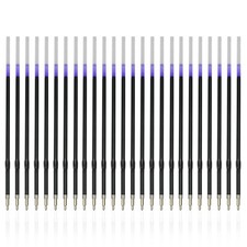 50 Pieces Ballpoint Refills Medium Point 1mm Black Ink Replaceable Ball Point...
