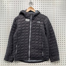 The North Face Hooded Puffer Thermoball Jacket Youth Large 14/16 Black Quilted