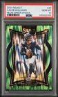 2024 PANINI SELECT NEON GREEN SHOCK #25 CALEB WILLIAMS ROOKIE RC /599 PSA 10