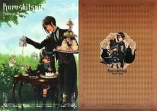 Black Butler Clear File Sebastian Ciel A4 Full Color Used Animate 2011