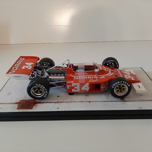 CAROUSEL 1 #4710 1972 INDY 500 SAM POSEY #34 NORRIS EAGLE AAR EAGLE 1/18 - Foto 9 di 14