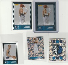 KRISTAPS PORZINGIS 2019-20 PANINI CARD / STICKER LOT (5) SILVER FOIL PARALLEL SP
