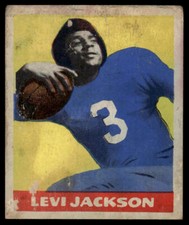 1948 Leaf #5a Levi Jackson Blue Jersey
