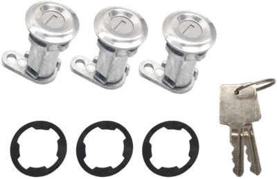 8122874K3 Door Lock Cylinder with Keys for Jeep Wrangler YJ