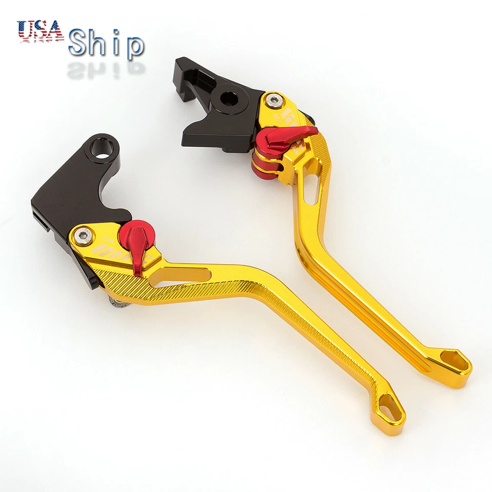 Золотистые регулируемые тормозные рычаги 3D сцепления для Kawasaki NINJA250R 2008-2011 2012 CNC - Изображение 4 из 4