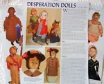 10p History Article - Antique Dolls of the Depression - Peg Wood Izannah Rag+