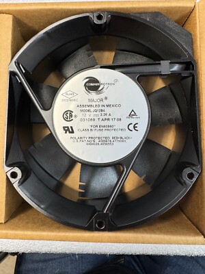 JQ12B4 031089 COMAIR ROTRON FAN W/ GUARD 6.7 X 5.9 X 2 IN 12VDC 3400RPM 