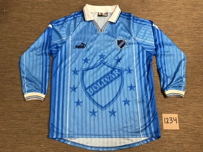 Puma Club Bolivar Bolivia Longsleeve Soccer Jersey Football Shirt Large L |  eBay