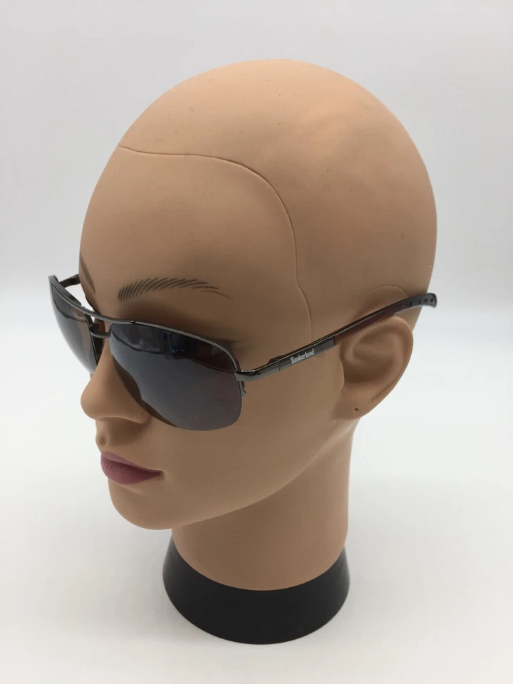 Gafas de sol Timberland TB7113 12G Gunmetal 61-17-125 lentes marrones Foto 2 de 4