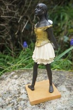 RE0088  FIGURINE STATUETTE REPRODUCTION  DANSEUSE DE DEGAS 20 CM DANSE CLASSIQUE