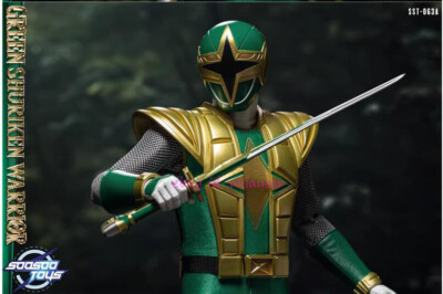 Soosootoys Sst-063a 1/6 Green Shuriken Warrior Collectible Action
