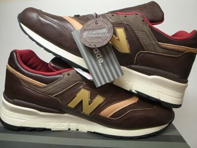 NEW BALANCE M997PAH 997 HORWEEN LEATHER BROWN MADE IN USA US12