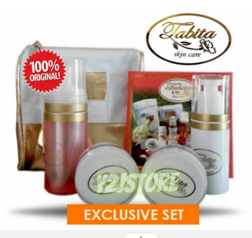 Original Set Tabita Skincare Anti Aging Acne Scar Stretch Mark Remover Free Gift