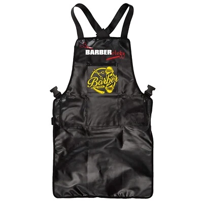 BARBEROLOGY Professional Barber uniform Jeans Apron, Haircut Apron, barber apron,Black Apron