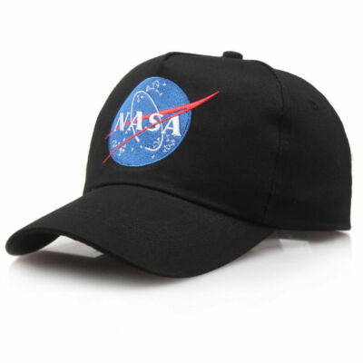 Baseball Cap Hat NASA Trucker Hat Mesh Hat Snap Back Insignia Embroidered-