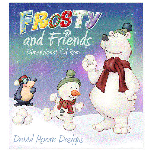 Debbi Moore Frosty and Friends Dimensional Papercrafting CD ROM (328154)