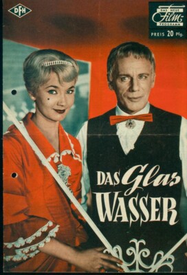 Das Neue Filmprogramm ''Das Glas Wasser'' (08 Seiten) Gelocht