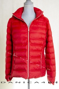 michael kors red down coat