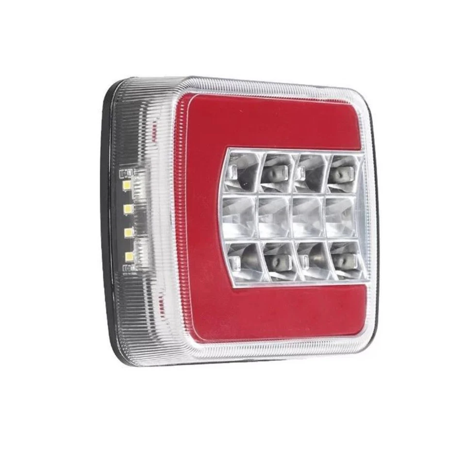 FEUX ARRIERES LED 12/24 VOLTS 4 FONCTIONS CAMIONS REMORQUES - Photo 2/4