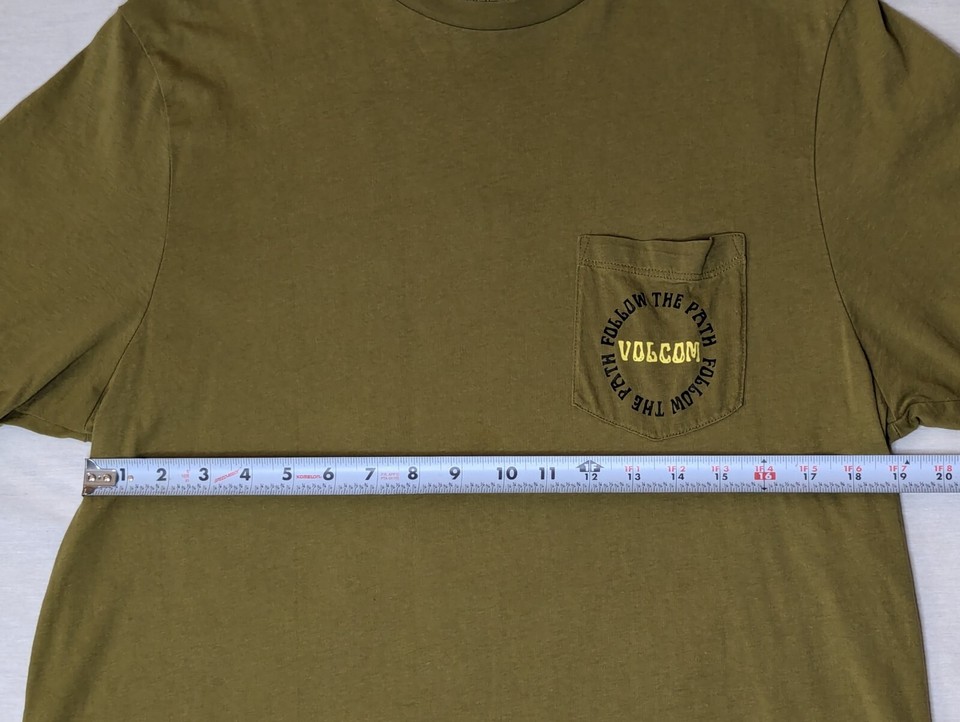 Stone Co. Mens XL Extra Large Cotton Short Sleeve T Shirt Olive