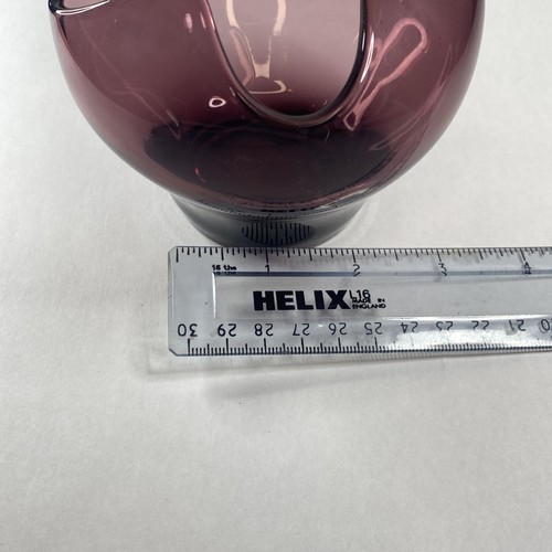 De colección MCM Viking Glass EPIC Amatista Púrpura Rosa Cuenco Cuatro brocas de pulgas lobuladas en fotos - Imagen 15 de 20