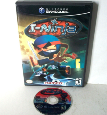 I-Ninja Nintendo GameCube Game Disc Case Action Platformer Namco