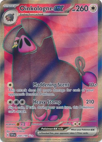 Oinkologne ex   234/198 Ultra Rare  Scarlet & Violet Base Set Pokemon TCG