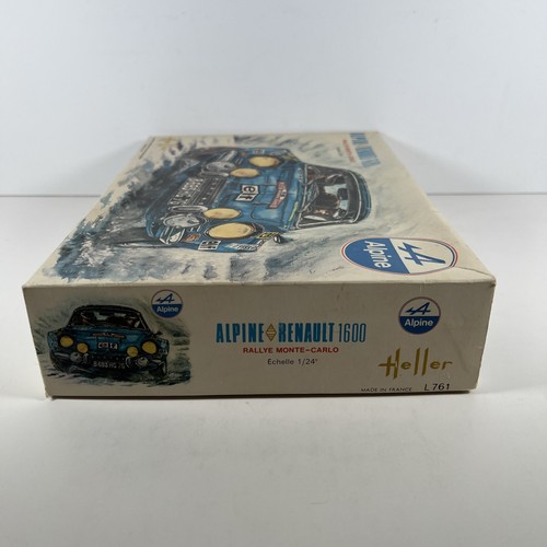 Heller Alpine Renault 1600 Rally Monte Carlo 1:24 Model Kit # L761 Sealed Parts - Picture 3 of 10
