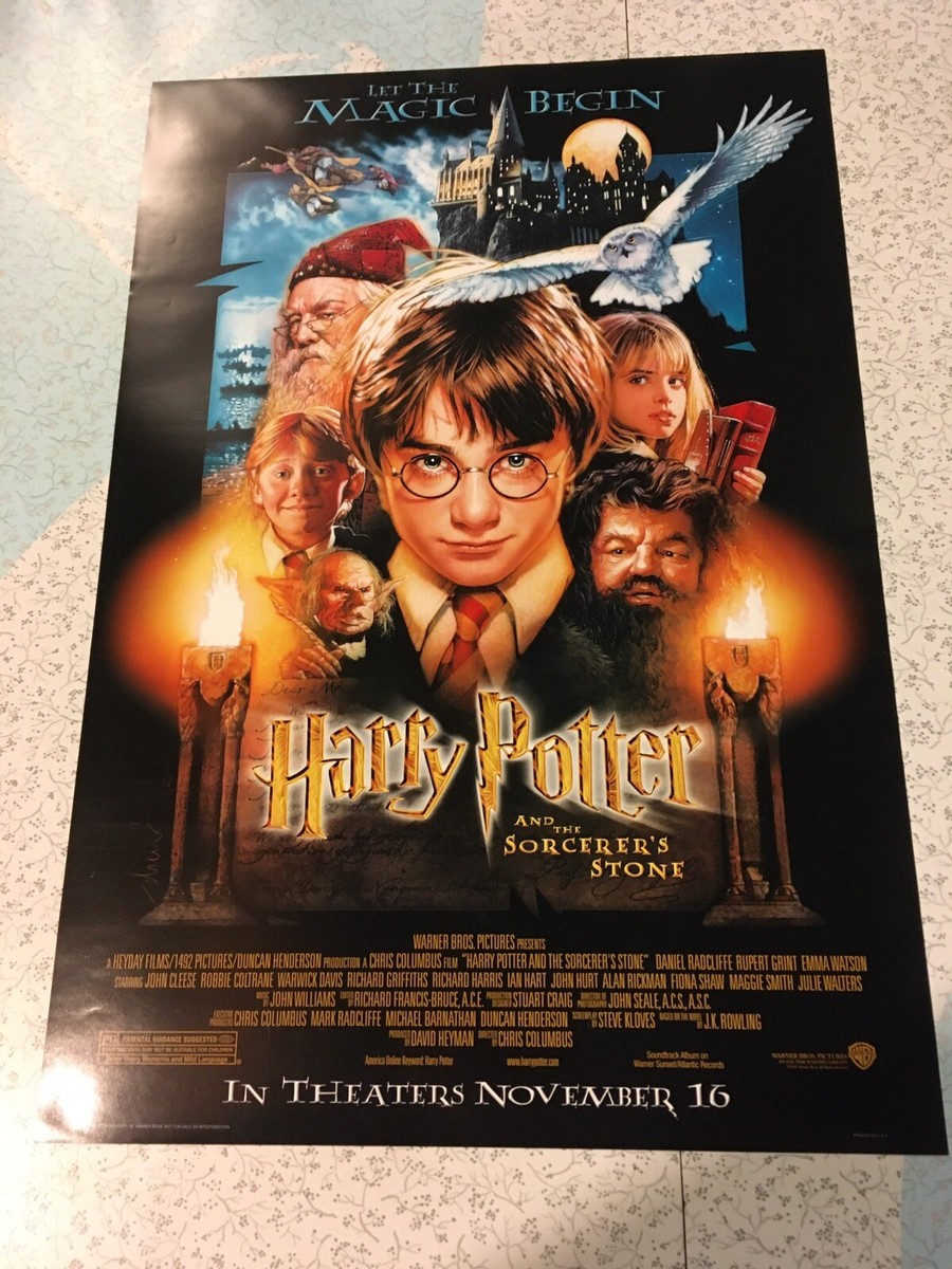 Harry Potter And The Sorcerers Stone (2001) Original Movie Poster