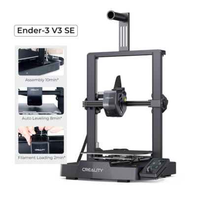 Used Creality Ender-3 V3 SE 3D Printer 250mm/s CR Touch Direct
