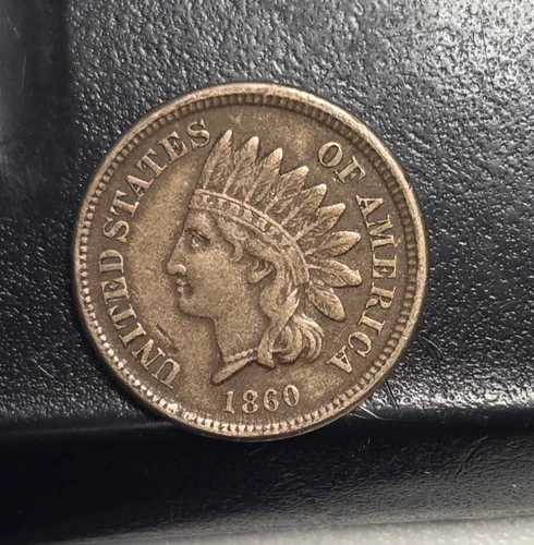 1860 Indian Cent Penny  Extra Fine   J21